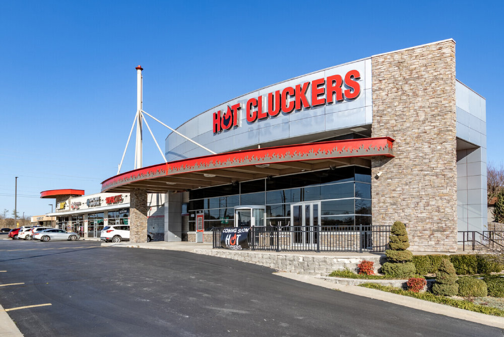 Hot Cluckers opened at the former Famous Dave’s site on South Campbell Avenue in 2020.